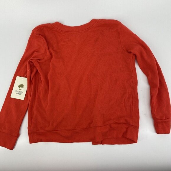 Tucker+Tate Cardigan Girls Small Red Button Front Long Sleeves New - Picture 6 of 6
